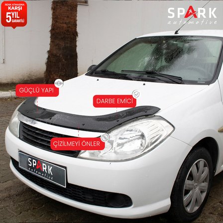 Renault Symbol 2009-2013 Yıl Aralığı Uyumlu Kaput Rüzgarlığı 3mm