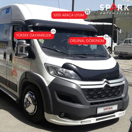 Citroen Jumper 2014- Yılı ve Sonrası Uyumlu Ön Cam Güneşliği