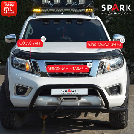 Nissan Navara 2016-2021 Yıl Aralığı Uyumlu Kaput Rüzgarlığı 3mm