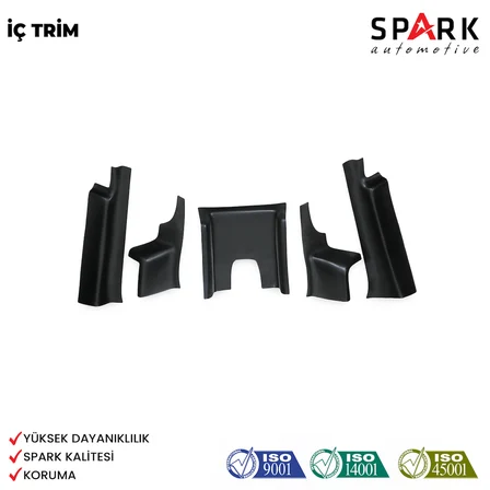 Dacia Duster 2010-2017 Yıl Aralığı Uyumlu İç Trim 5 Parça