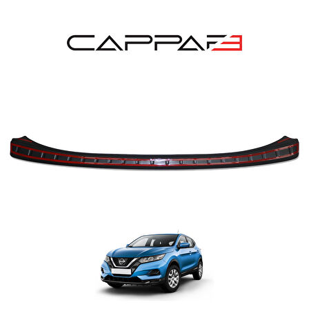 Nissan Qashqai 2021 Yılı Ve Sonrası Uyumlu Arka Tampon Eşiği Parlak