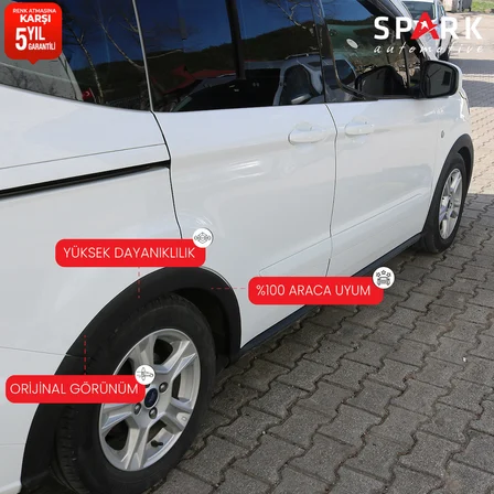 Ford Courier 2014-2018 Yıl Aralığı Uyumlu Çamurluk Dodik 8 Parça
