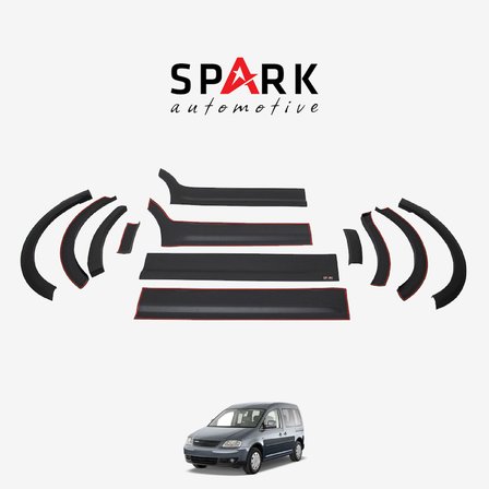 Volkswagen Caddy 2010-2015 Yıl Aralığı Uyumlu Kısa Şase Çift Sürgü Dodik Seti 12 Parça