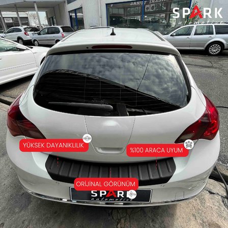 Opel Astra J Hatchback 2012-2018 Yıl Aralığı Uyumlu Arka Tampon Eşiği Mat