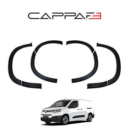 Toyota Proace City 2019- Yılı ve Sonrası Uyumlu Çamurluk Dodik 8 Parça