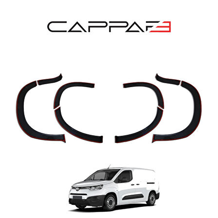 Toyota Proace City 2019- Yılı ve Sonrası Uyumlu Çamurluk Dodik 8 Parça