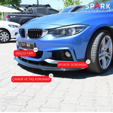 Bmw 4 Serisi 4.20 Ön Tampon Lip Eki Uyumlu 2014-2020