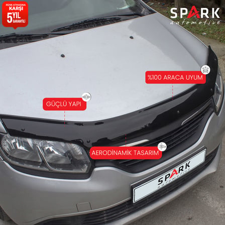 Renault Symbol 2013- Yılı ve Sonrası Uyumlu Kaput Rüzgarlığı 3mm 