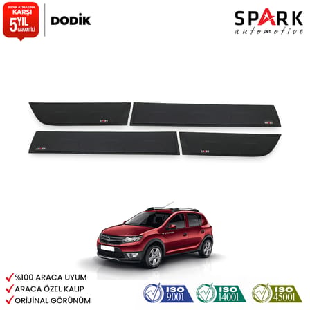 Dacia Sandero 2012-2020 Uyumlu Kapı Dodik 4 Parça