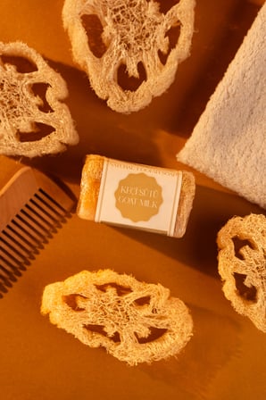 Volkan Ates Natural & Beauty Keçi Sütü Kabak Lifli Sabun 130 Gr