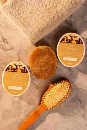 Volkan Ates Natural & Beauty Keçi Sütü Süngerli Sabun 130 Gr