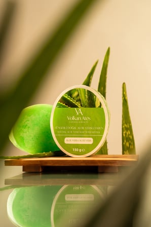 Volkan Ates Natural & Beauty Aloe Vera Süngerli Doğal Sabun 150 gr