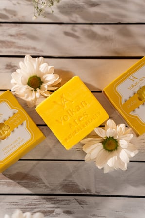 Volkan Ates Natural & Beauty Papatya Yağlı Katı Doğal Sabun 125 gr