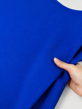 Favora Saks Mavisi Kadife Dokulu Çuha Kumaşı 4 Metre - Okey, Bilardo ve Oyun Masaları İçin