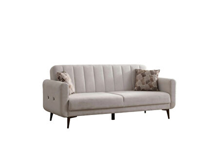 Bona 3'lü Koltuk - Ceviz Ayak Valebo-03