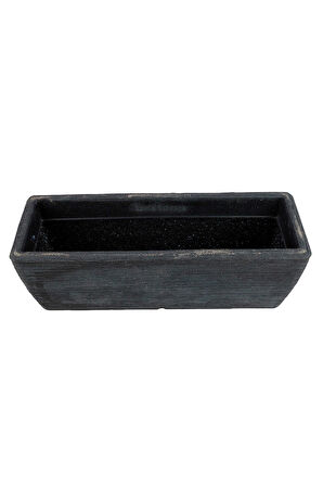 BOSTANN DEKORATİF SAKSI - LYSSA 160 - 18L - ANTRASİT