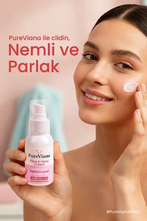 Nemlendirici Yüz Kremi 60ml – Hyaluronik Asit 8D + Aloe Vera + Cica – Bariyer Onarıcı, Yatıştırıcı