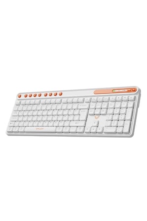 Syncro Softex 118 Tuş Kablosuz Multimedia Klavye 20 Milyon Tıklama Ömrü- Çift Renk / Soft Touch