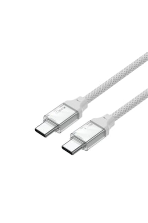 VOLTLINK C240 240W Type-C to Type-C Şarj ve Data Kablosu 1 Metre Silikon Örgülü 480Mbps USB 2.0