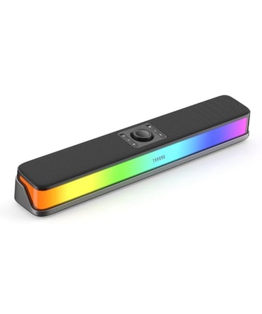 Harmony V2 RGB Gaming Soundbar – 14W Bluetooth Hoparlör – USB + Type-C – 6 Ses Modu-Siyah