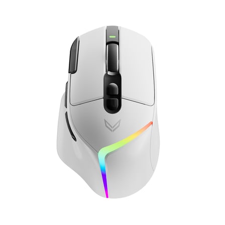 Type-S Pro PAW3311 12000 DPI Tri-Mode Kablosuz RGB Gaming Oyuncu Mouse - Beyaz