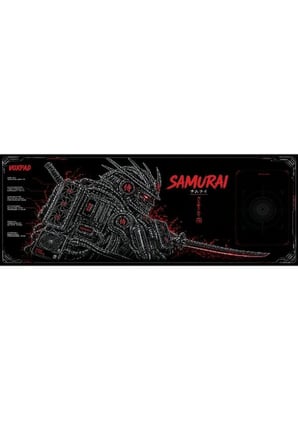 Throne x PCHocasi Voxpad Samurai Edition 90x30 cm Dikişli Kenar Kaymaz Taban Gaming Mousepad