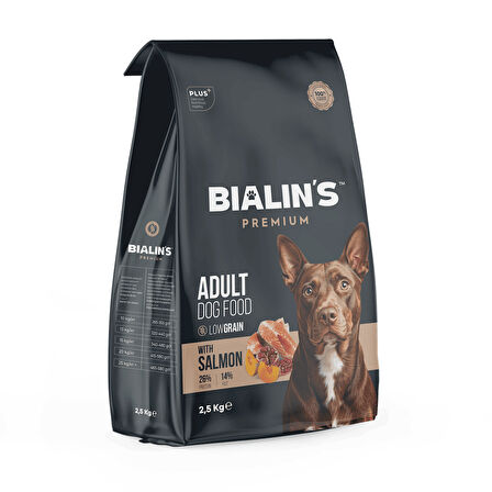 Bialins Premium Yetişkin Köpek Maması Somonlu 2.5kg