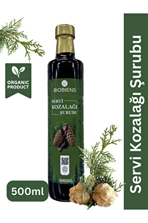 BİOBİENS SERVİ KOZALAK ŞURUBU 500 ML