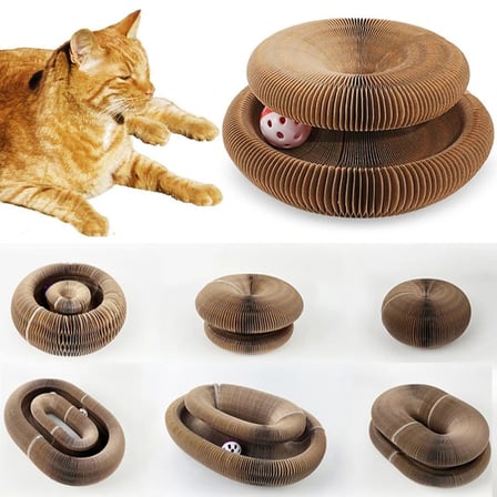 Pets Clup Tırmalama Akordiyon Toplu Oyuncak