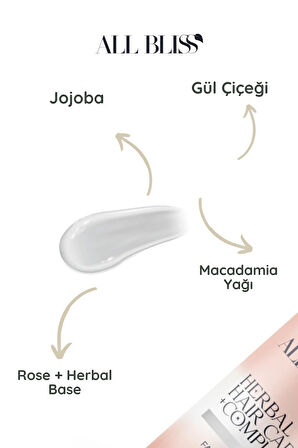 All Bliss Bitkisel Saç Bakım Serumu 50 ml – Yıpranmış Saçlar İçin Onarıcı ve Parlatıcı Bakım | Jojoba, Gül Yağı, Macadamia