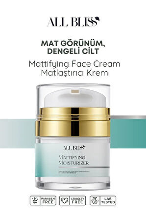 All Bliss Matlaştırıcı Yüz Kremi 50 ml