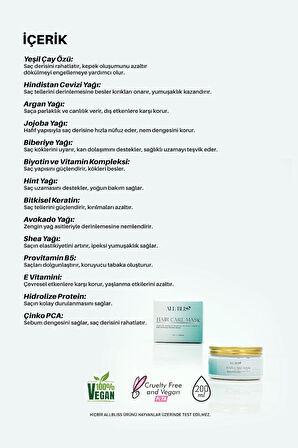 Bitkisel Keratinli Saç Bakım Maskesi 200 ml