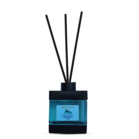 Okyanus Meltemi Çubuklu Oda Kokusu 100 ml – Dekoratif Plastik Şişe - Reed Diffuser