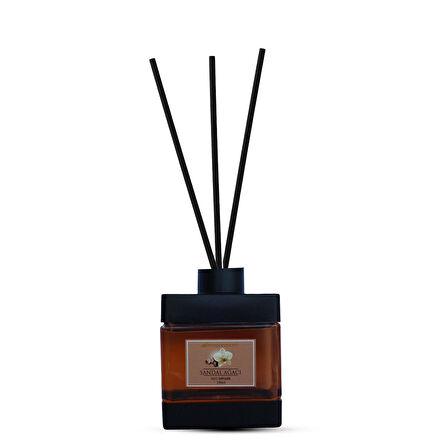 Sandal Ağacı Çubuklu Oda Kokusu 100 ml – Dekoratif Plastik Şişe - Reed Diffuser
