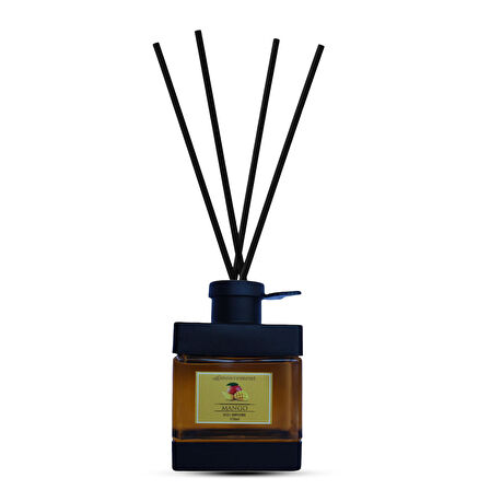 Egzotik Mango Çubuklu Oda Kokusu 100 ml – Dekoratif Plastik Şişe - Reed Diffuser
