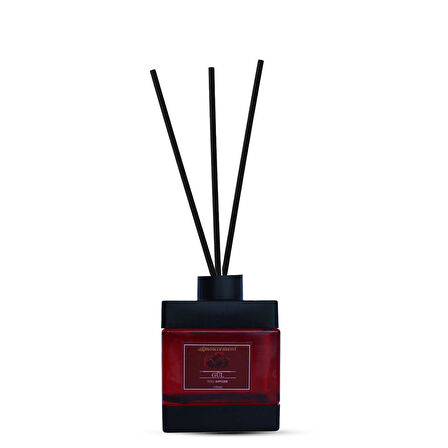 Gül Bahçesi Çubuklu Oda Kokusu 100 ml – Dekoratif Plastik Şişe - Reed Diffuser