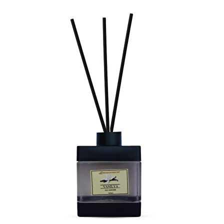 Vanilya Tatlılığı Çubuklu Oda Kokusu 100 ml – Dekoratif Plastik Şişe - Reed Diffuser