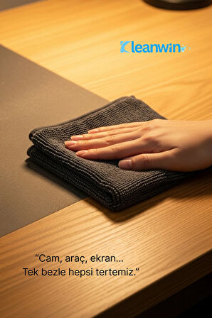 Titan Mikrofiber Bez 40x40Cm 3 Adet Oto Kurulama Bezi ve Çok Amaçlı Temizlik Havlusu