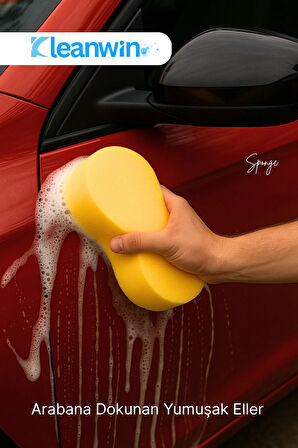 Sponge Yumuşak Oto Yıkama Süngeri, Araç Temizleme ve Köpükleme Süngeri 1 Adet