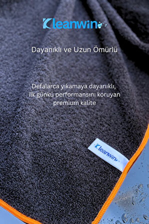 Atlas 50x100Cm Premium Mikrofiber Araba Kurulama Bezi – Maxi Boy Ultra Emici Oto Kurulama Havlusu