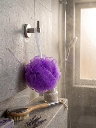 Keops Kendinden Sabunlu Banyo Lifi - Lavanta Esanslı Yumuşak Dokulu Duş Lifi