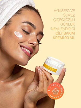 Aynısefa Yağı ve Ölmez Çiçeği Özlü Günlük Nemlendirici Cilt Bakım Kremi 90 ml