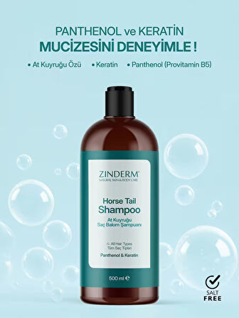 At Kuyruğu Şampuanı - Saç Dökülmesi Karşıtı Ve Hızlı Uzama Etkili Tuzsuz Şampuan (500 ML)