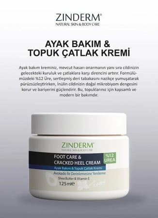 Ayak ve Topuk Çatlak Bakım Kremi 125ML