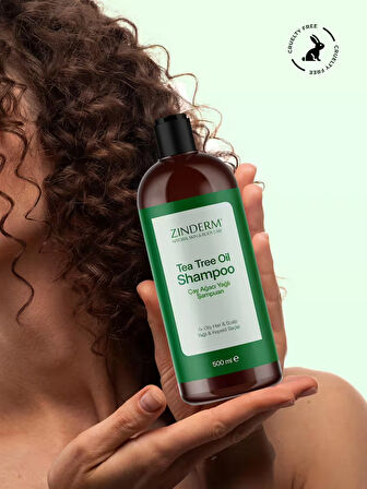 Çay Ağacı Şampuanı - Arındırıcı Ve Dengeleyici Tuzsuz Çay Ağacı Yağlı Şampuan 500 ml