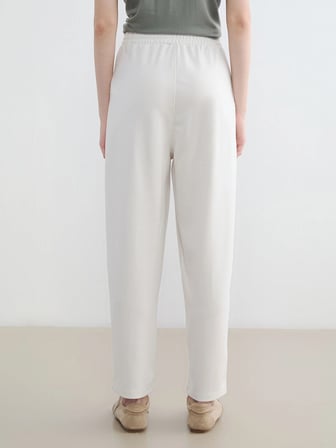 LCW Modest Bej Beli Lastikli Soft Touch Kadın Eşofman Altı