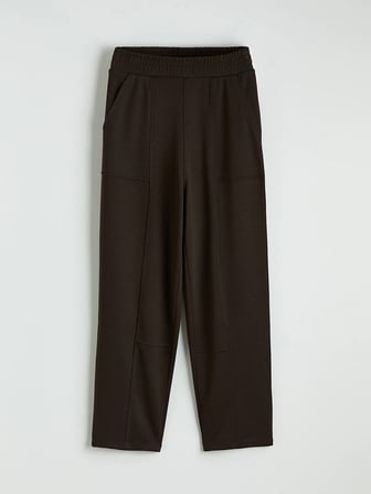 LCW Modest Kahverengi Beli Lastikli Soft Touch Kadın Eşofman Altı