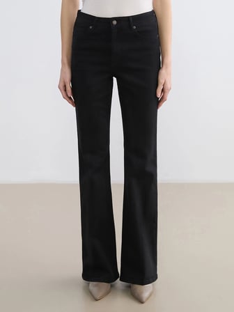 LCW Jeans Siyah Flare Kadın Jean Pantolon