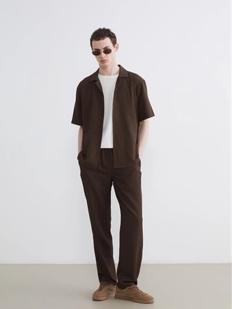 XSIDE Kahverengi Baggy Fit Erkek Pantolon