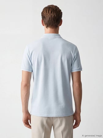SOUTHBLUE Mavi Polo Yaka Erkek Tişört
